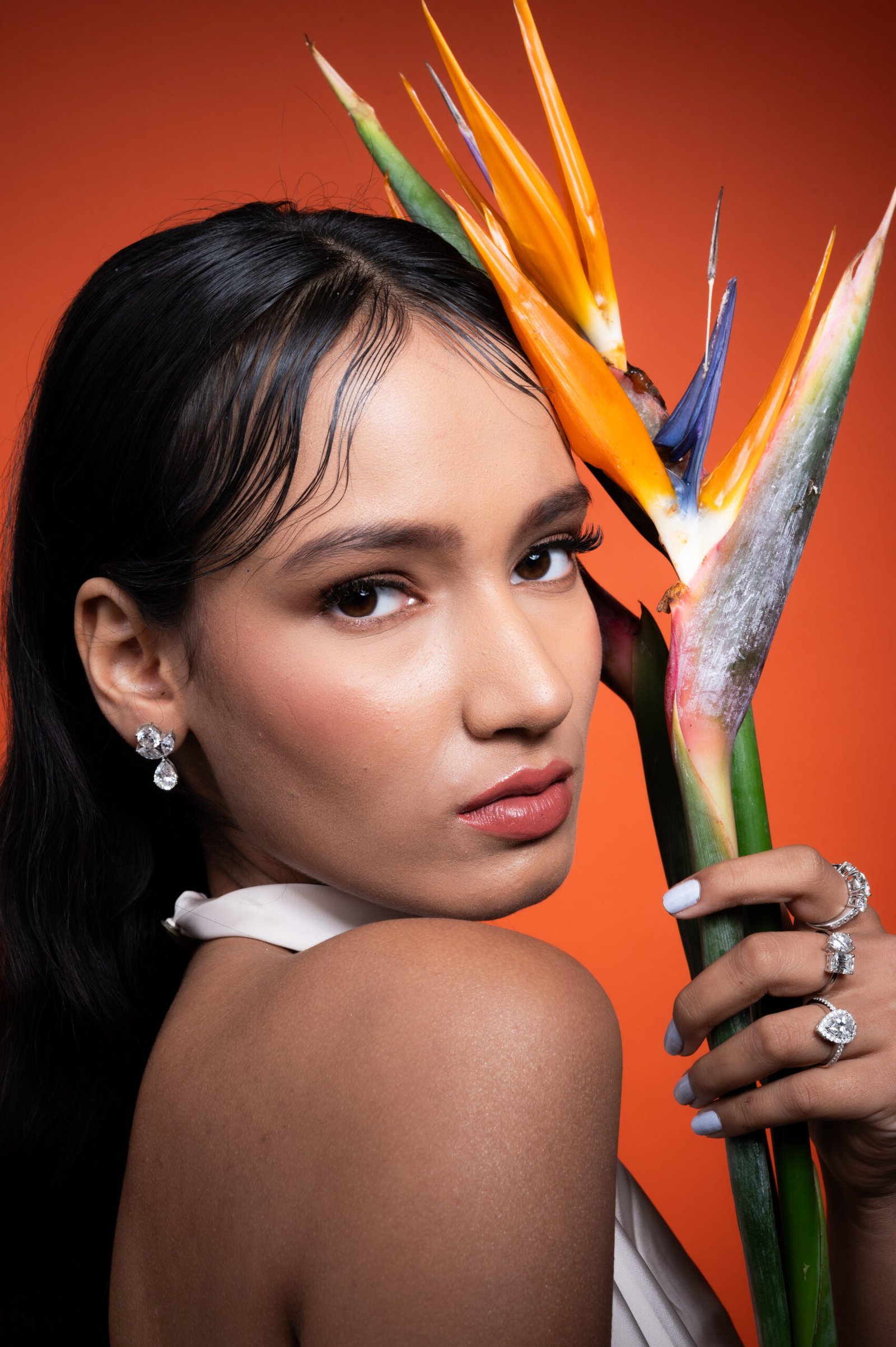 Pear double halo necklace (Copy)