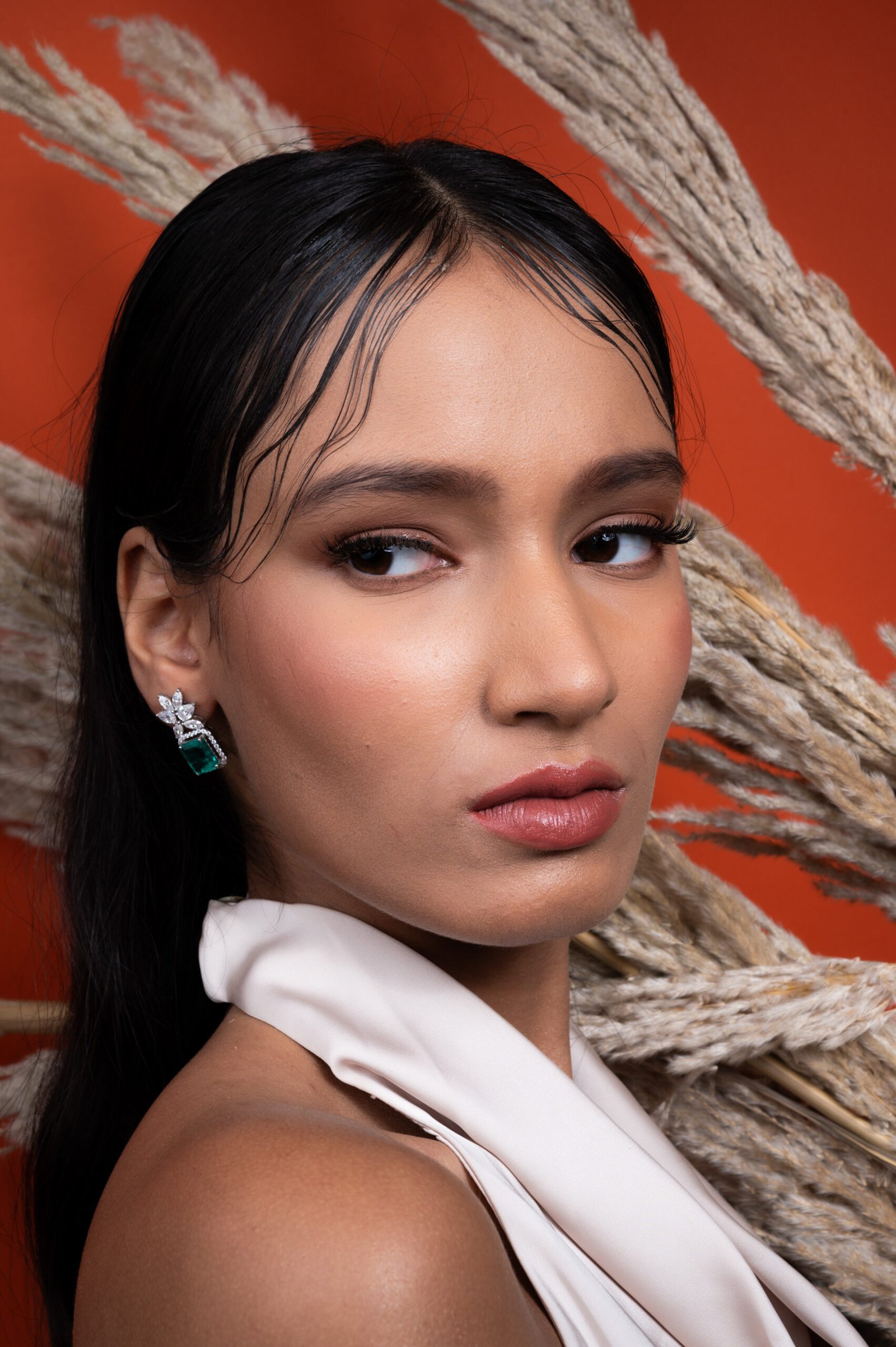 Oval shape solitaire earrings – 2 ct. each